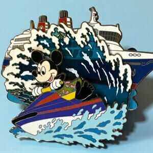 Disney Cruise Line DCL 49194 Featured Artist 2006 Jet Ski Mickey Wave LE 500 Pin